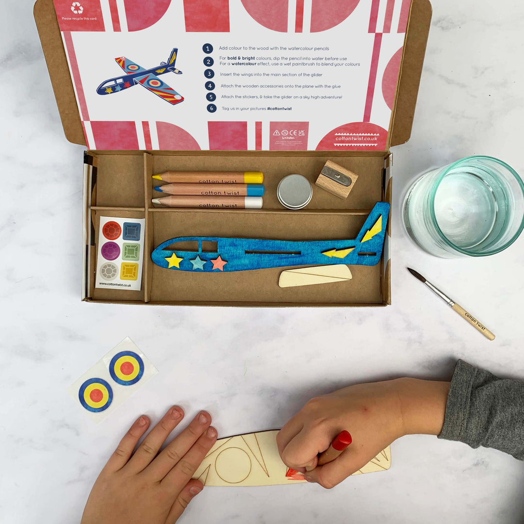 Plane Craft Kit Activity Box-Crafting-Second Snuggle Preloved