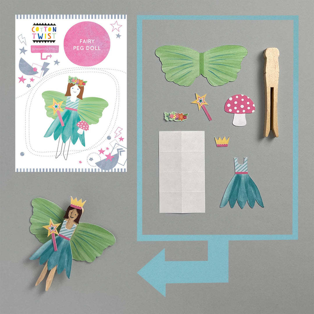 Make Your Own Fairy Peg Doll-Crafting-Second Snuggle Preloved