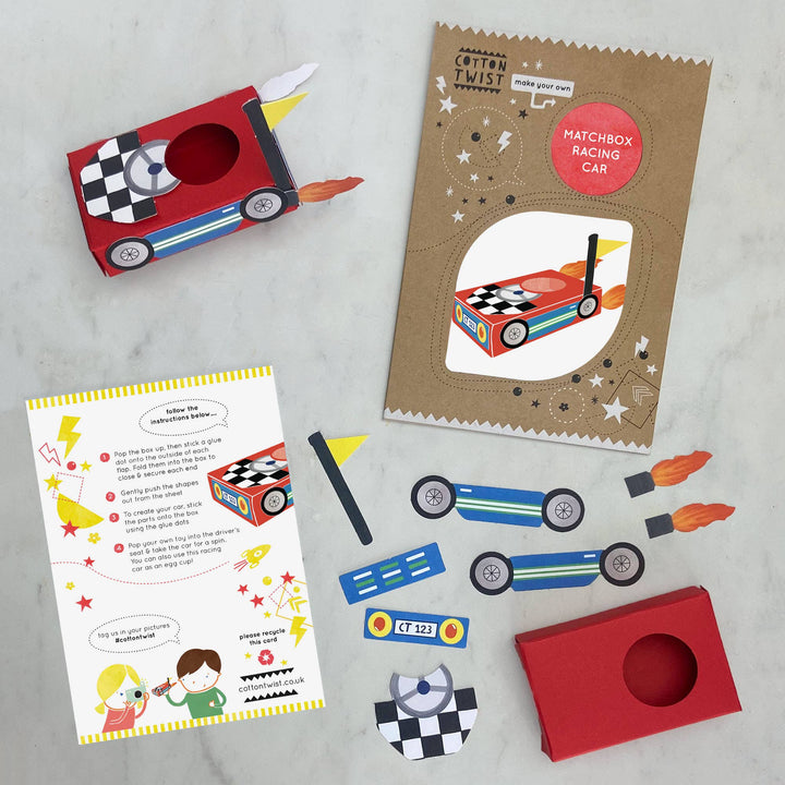 Make Your Own Matchbox Racing Car-Crafting-Second Snuggle Preloved