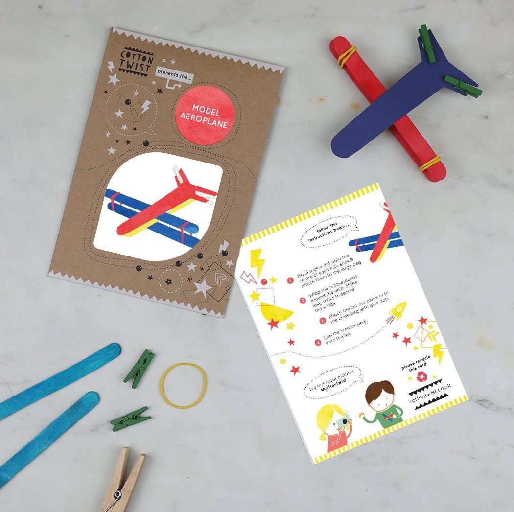 Make Your Own Model Aeroplane-Crafting-Second Snuggle Preloved