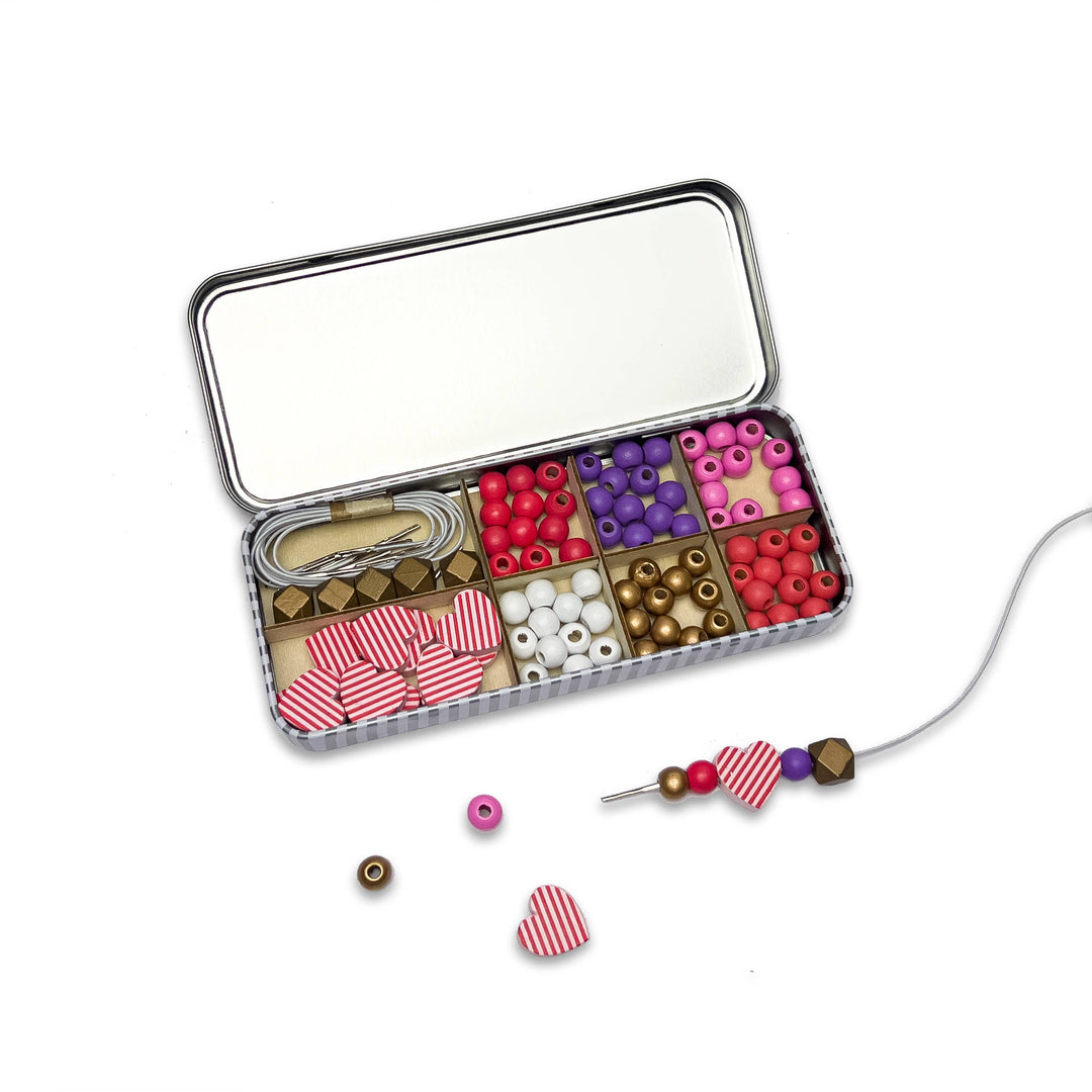 Love & Hearts Bracelet Bead Kit-Crafting-Second Snuggle Preloved