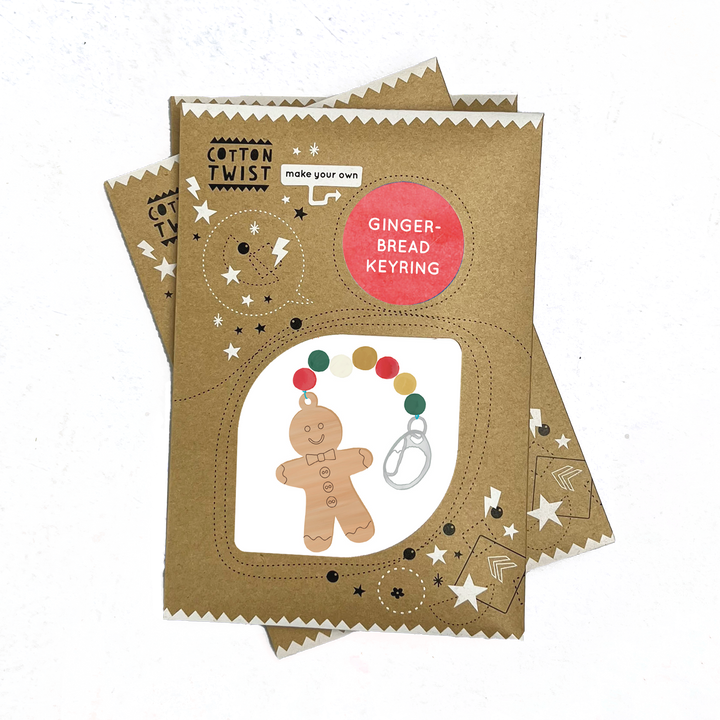 Make Your Own Gingerbread Character Keyring-Crafting-Second Snuggle Preloved