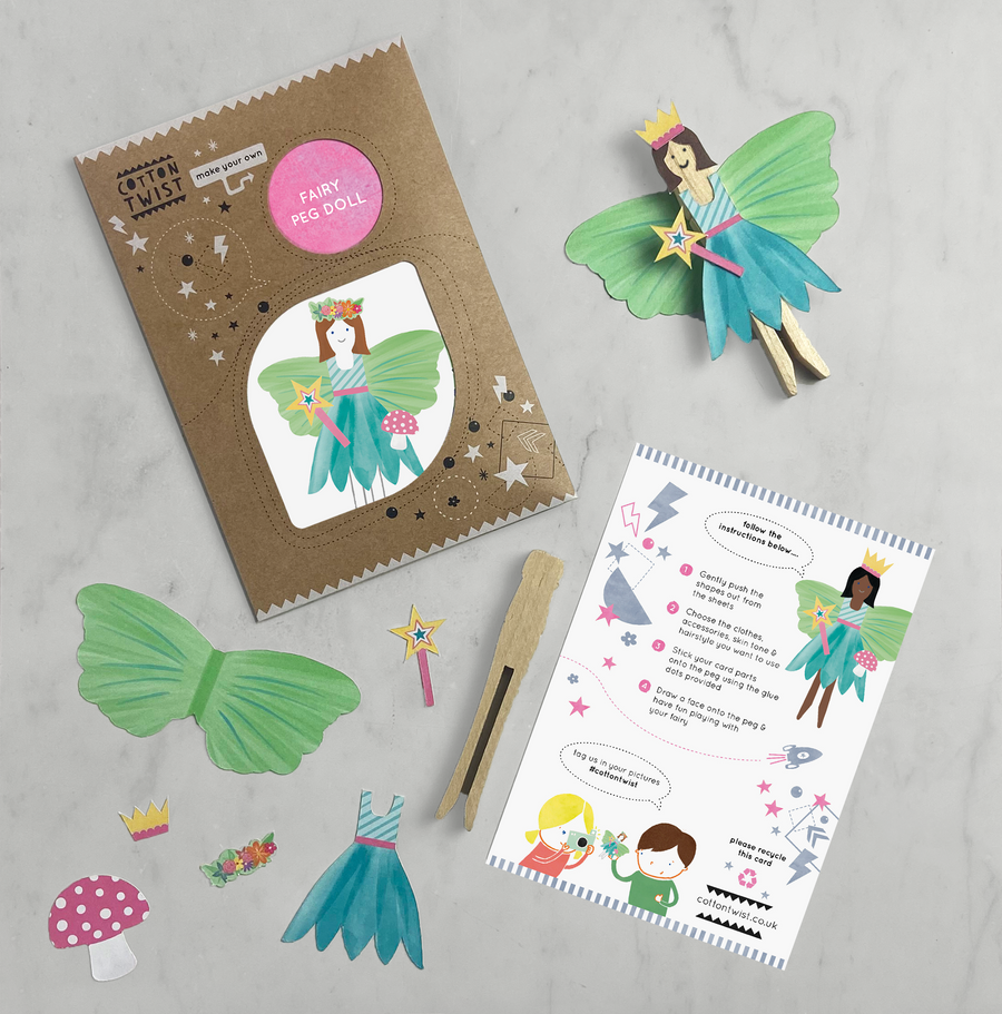 Make Your Own Fairy Peg Doll-Crafting-Second Snuggle Preloved