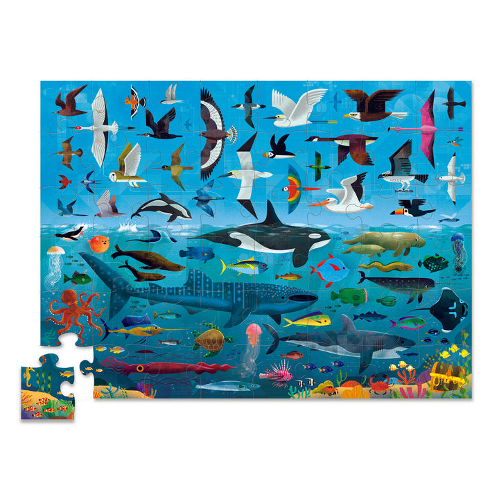 48 Piece Puzzle - Above & Below - Sea & Sky-Puzzles-Second Snuggle Preloved