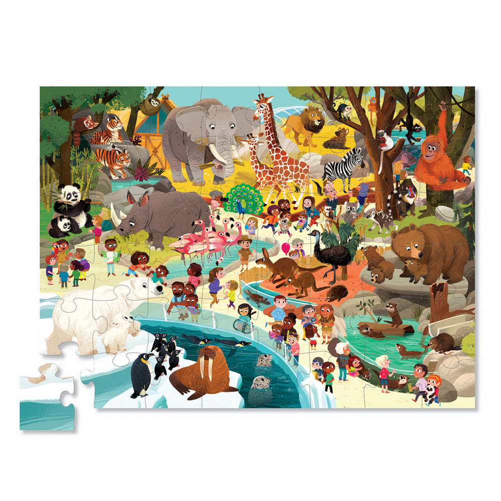 48 Piece Puzzle - Day At The Zoo-Puzzles-Second Snuggle Preloved