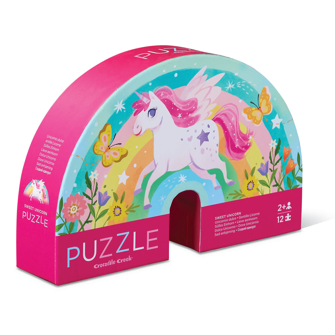 12 Piece Mini Puzzles - Sweet Unicorn-Puzzles-Second Snuggle Preloved