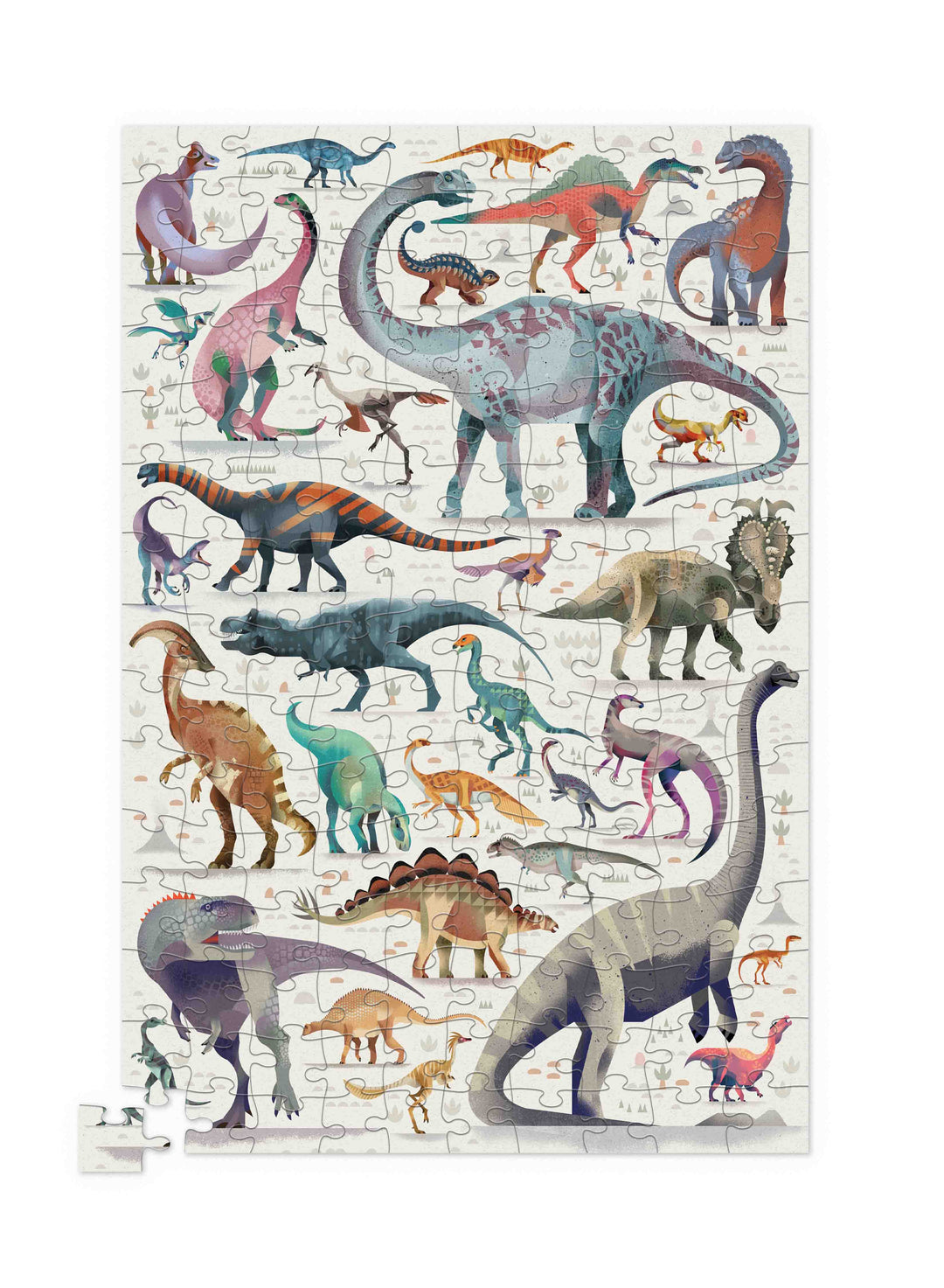 150 Piece Tin Puzzle World Of Dinosaurs-Puzzles-Second Snuggle Preloved