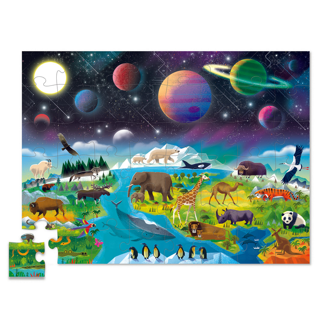 48 Piece Above & Below - Earth & Space-Puzzles-Second Snuggle Preloved