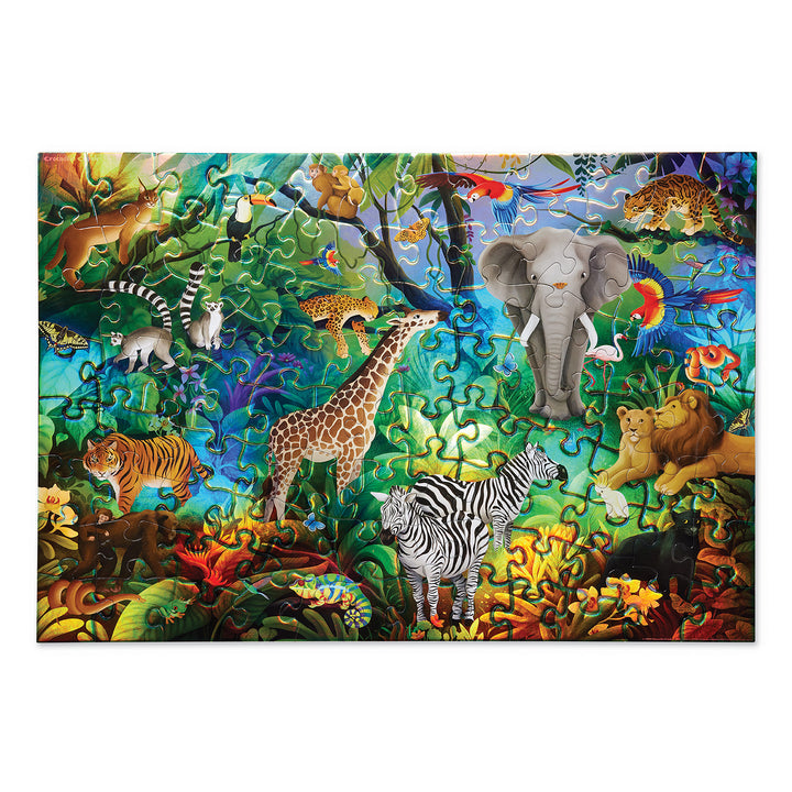 100 Piece Puzzle - Jungle Paradise-Puzzles-Second Snuggle Preloved