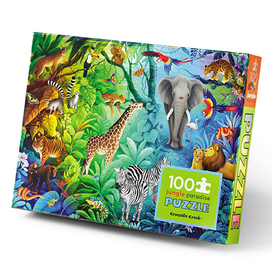 100 Piece Puzzle - Jungle Paradise-Puzzles-Second Snuggle Preloved