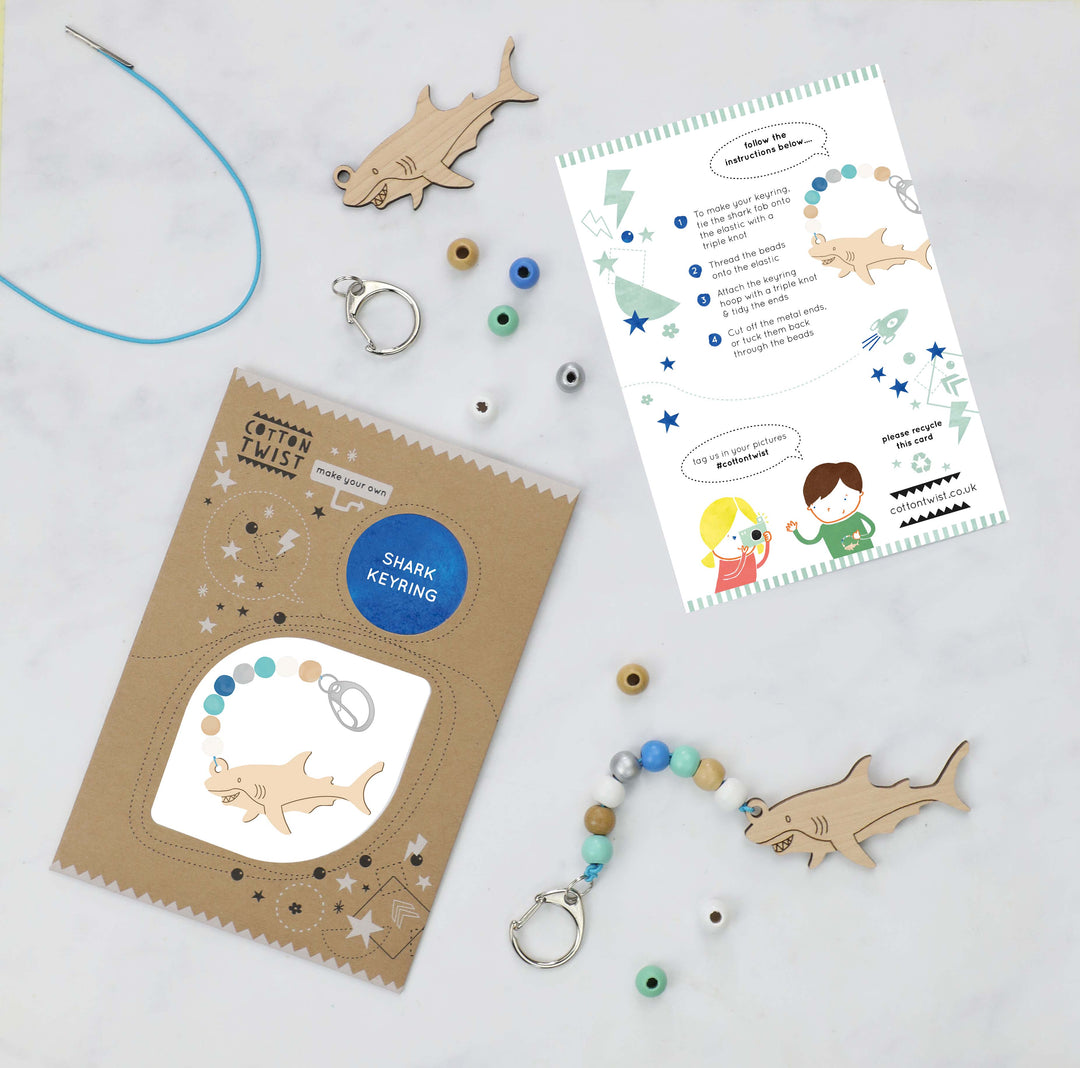 Make Your Own Shark Keyring Kit-Crafting-Second Snuggle Preloved