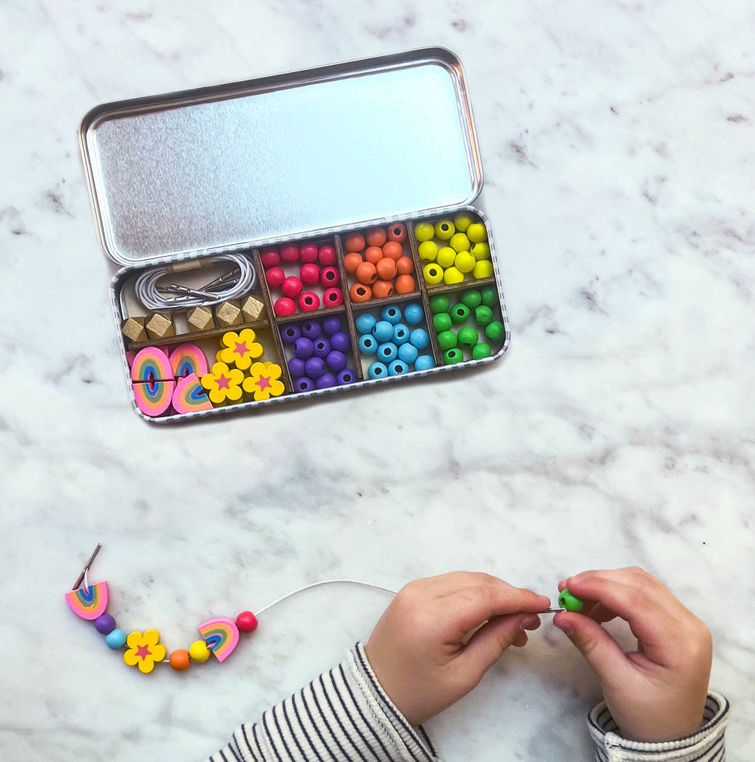 Rainbow Bracelet Bead Kit-Crafting-Second Snuggle Preloved