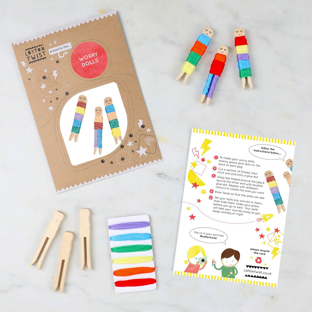 Make Your Own Worry Dolls Kit-Crafting-Second Snuggle Preloved