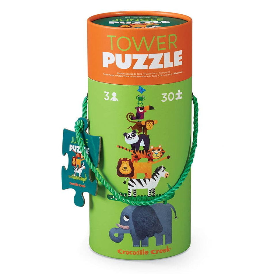 Tower Puzzle/Jungle - 30 Pieces-Puzzles-Second Snuggle Preloved