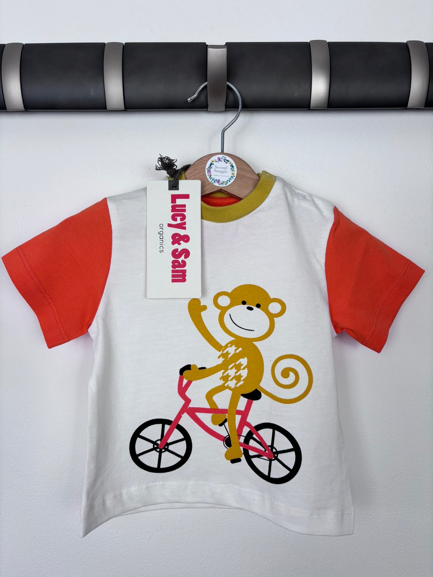 Monkey Bike T-Shirt-Tops-Second Snuggle Preloved