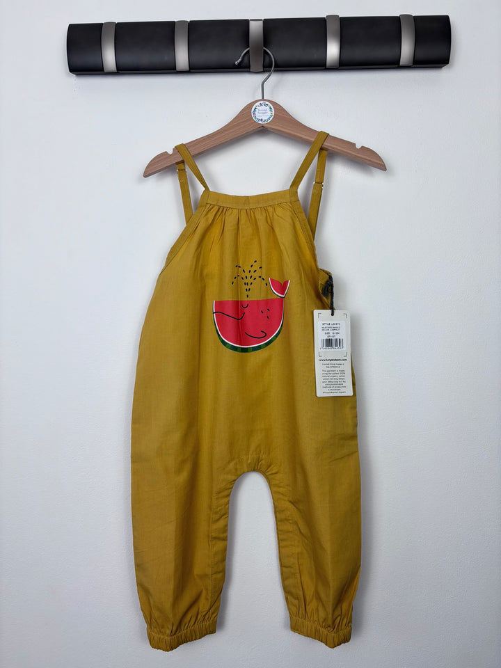 Mustard Whale Melon Jumpsuit-Jump Suits-Second Snuggle Preloved