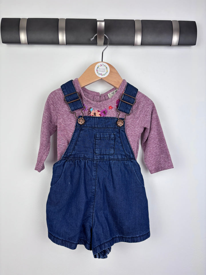 Next 3-6 Months-Dungarees-Second Snuggle Preloved