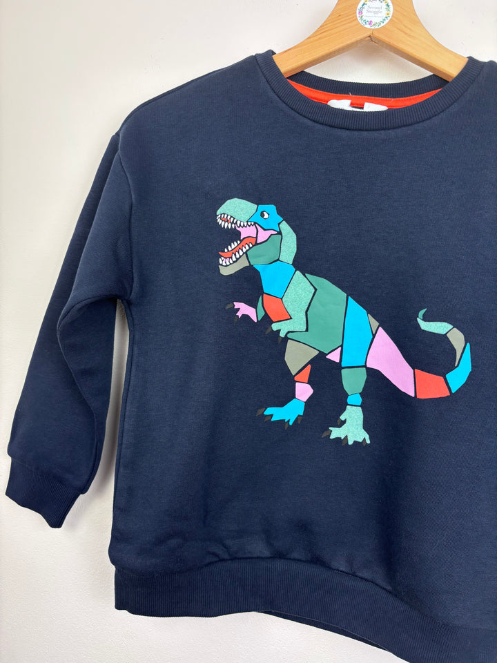 M&S Dinosaur Jumper 7-8 Years-Jumpers-Second Snuggle Preloved