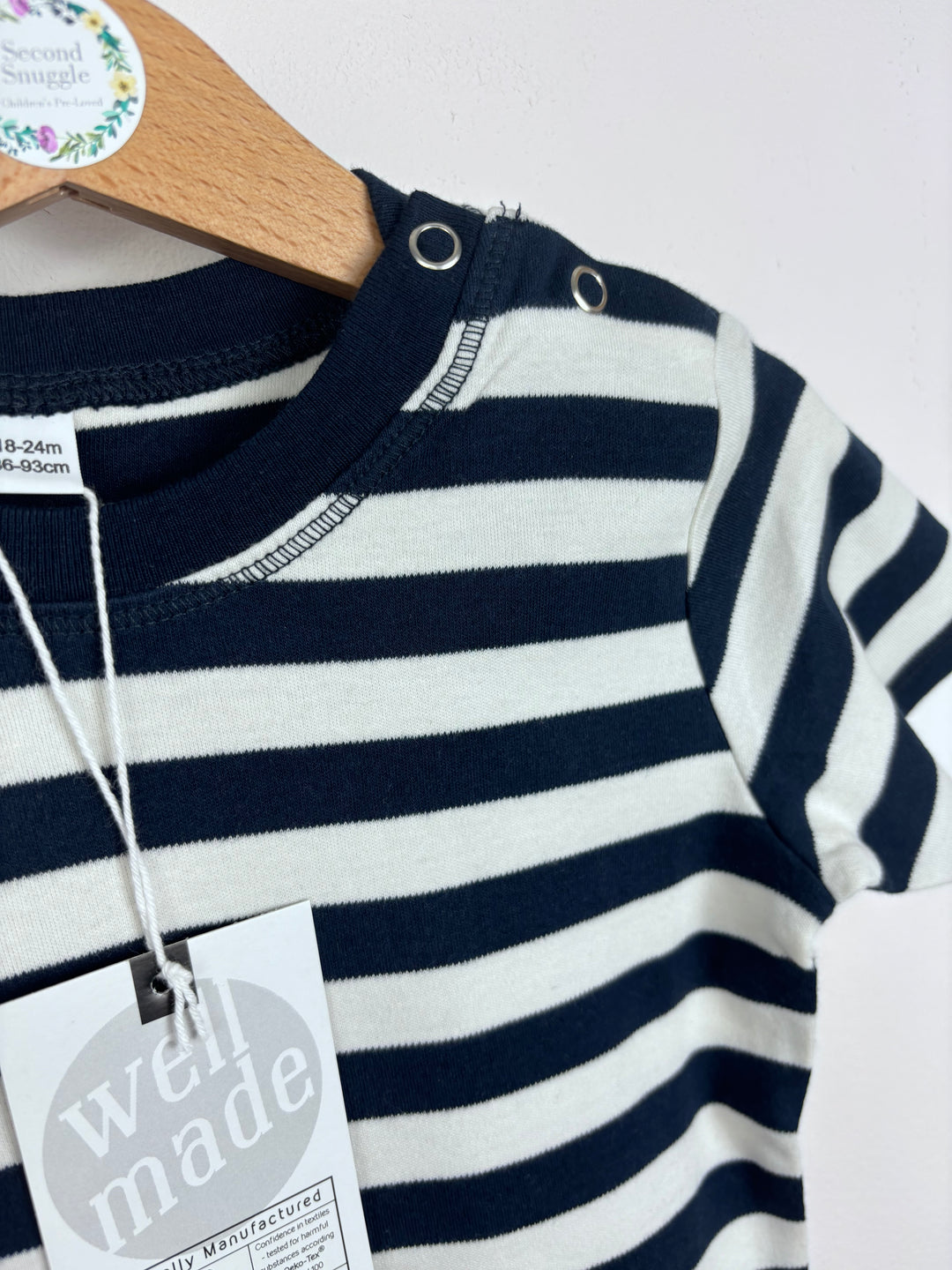 Mantis World Navy Stripe Top 18-24 Months-Tops-Second Snuggle Preloved