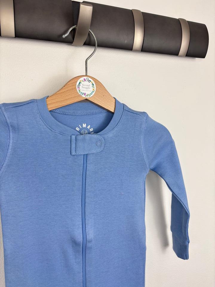 Primary Zippy Sleep Suit - Blue-Sleepsuits-Second Snuggle Preloved