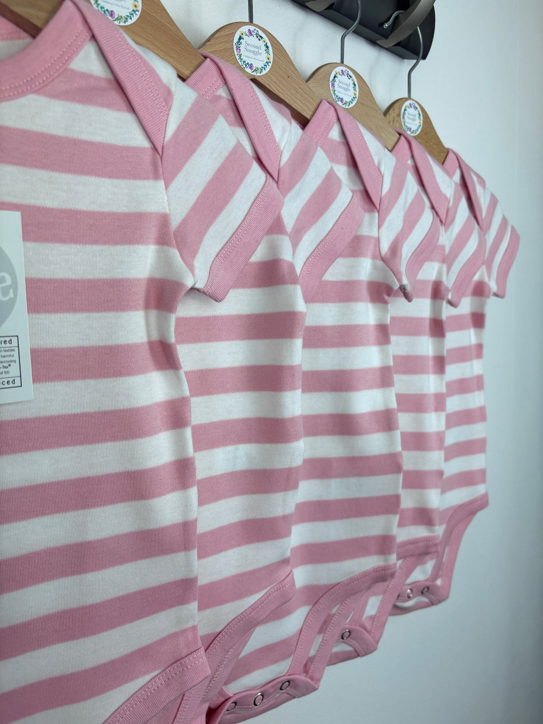 Mantis World Short Sleeve Body Suit 6-12 Months - Pink-Vests-Second Snuggle Preloved