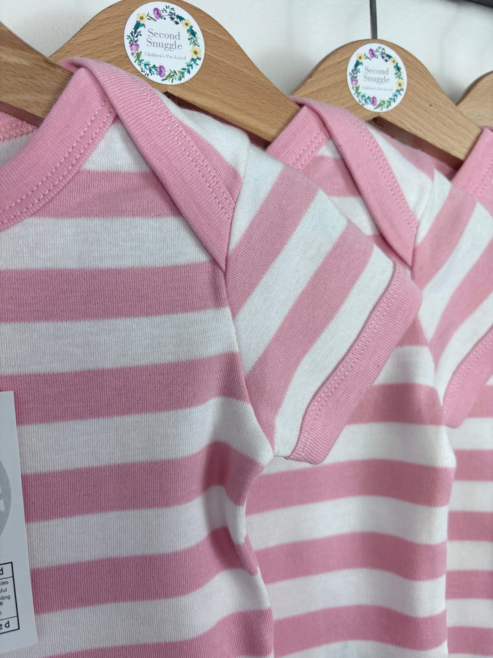 Mantis World Short Sleeve Body Suit 6-12 Months - Pink-Vests-Second Snuggle Preloved