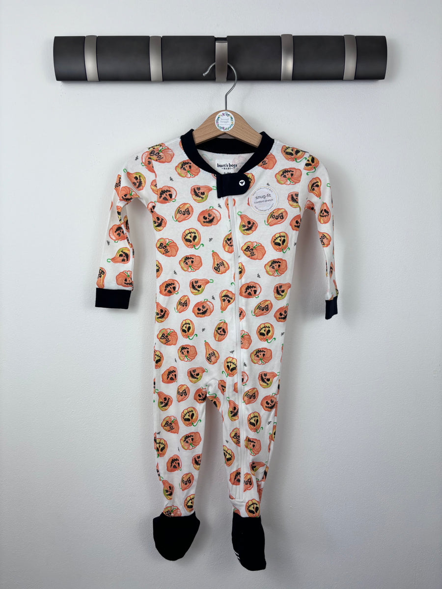 Burts Bees 6-9 Months-Sleepsuits-Second Snuggle Preloved