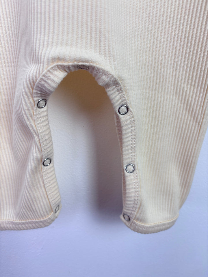 Beacon Ribbed Romper - Cream-Rompers-Second Snuggle Preloved