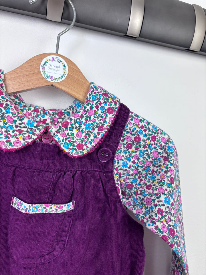 JoJo Maman Bebe 6-12 Months-Dungarees-Second Snuggle Preloved