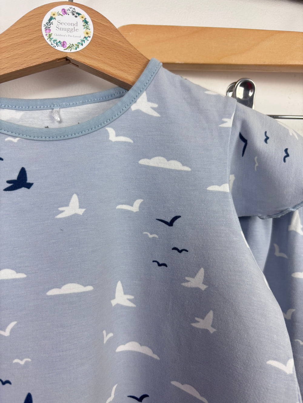 Polarn O. Pyret Birds Night Clothes 1-2 Years-Night Wear-Second Snuggle Preloved