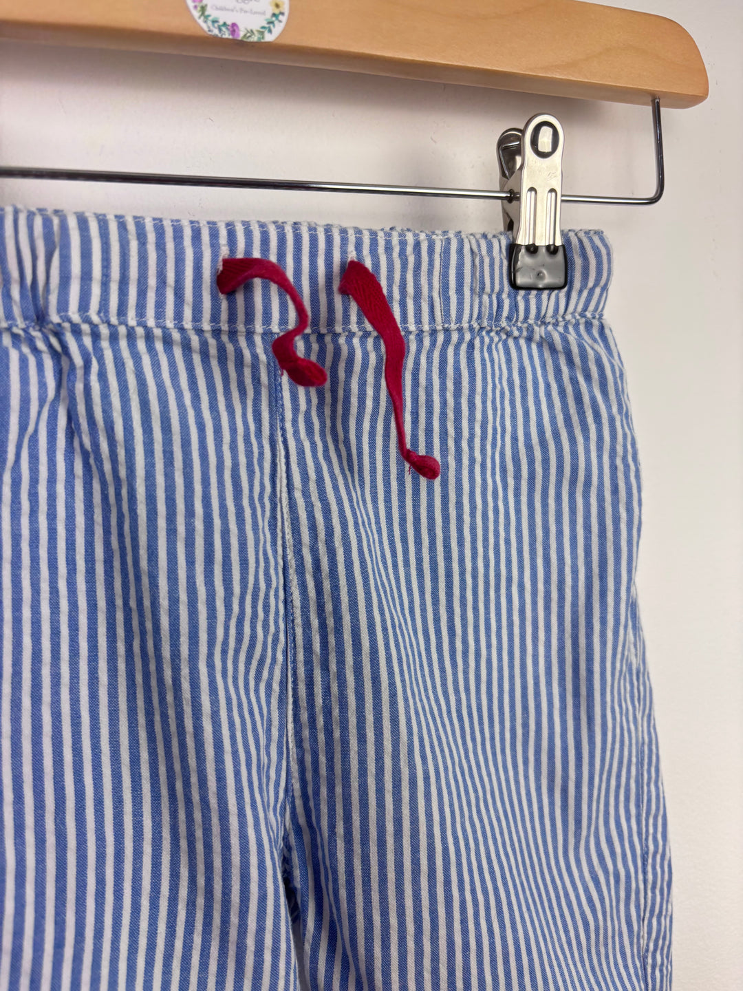 Frugi Blue Stripe Trousers 18-24 Months-Trousers-Second Snuggle Preloved