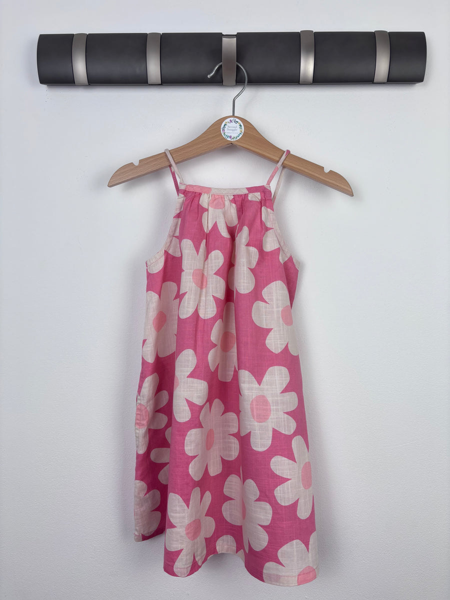 Next Pink Floral Dress 3 Years-Dresses-Second Snuggle Preloved