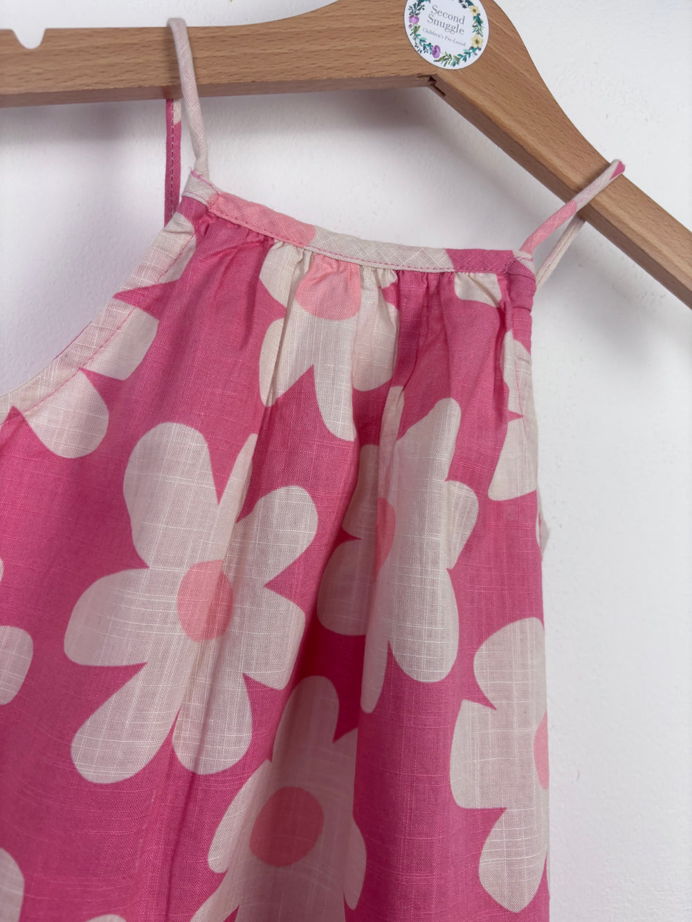 Next Pink Floral Dress 3 Years-Dresses-Second Snuggle Preloved