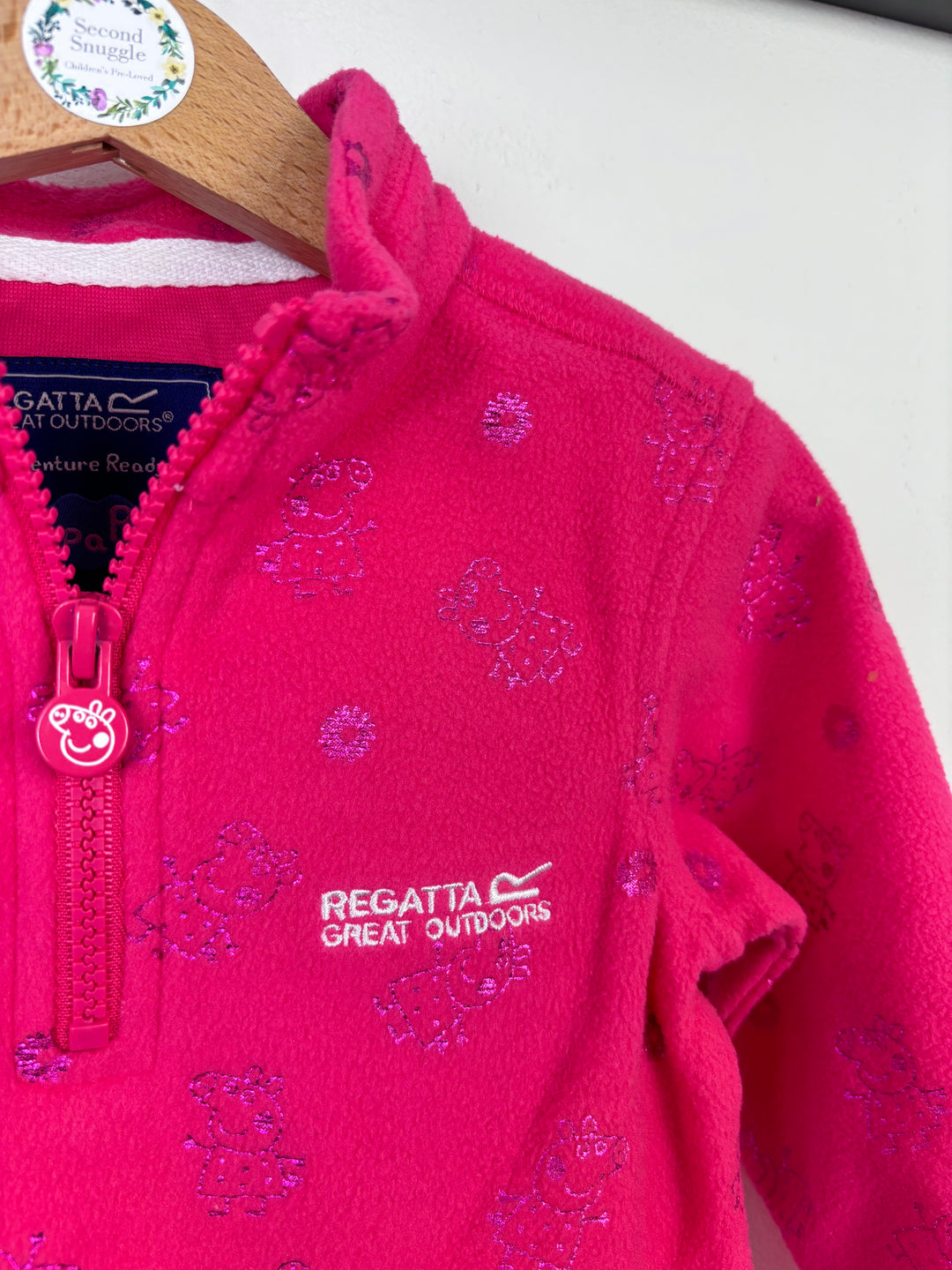 Regatta Peppa Pig Fleece In Pink-Fleeces-Second Snuggle Preloved