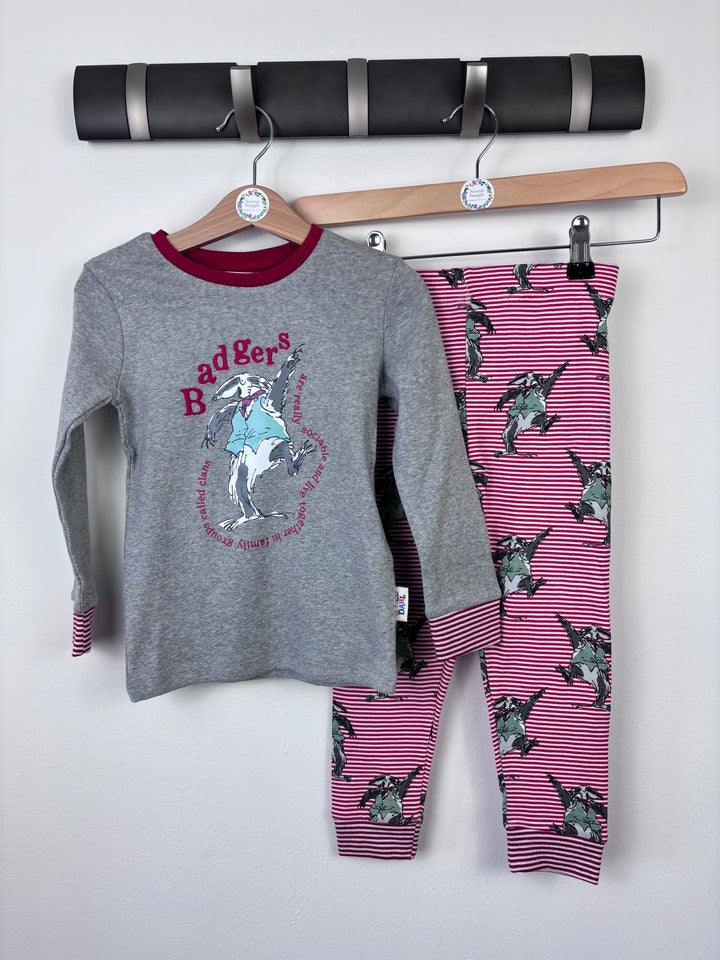 M&S Badger Night Clothes 2-3 Years-Night Wear-Second Snuggle Preloved