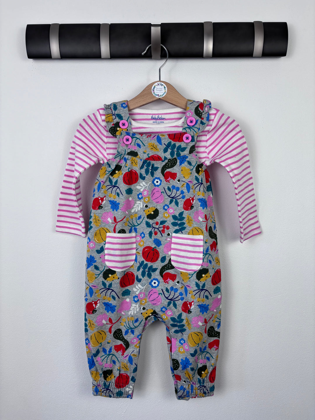 Baby Boden Autumnal Dunagrees-Dungarees-Second Snuggle Preloved