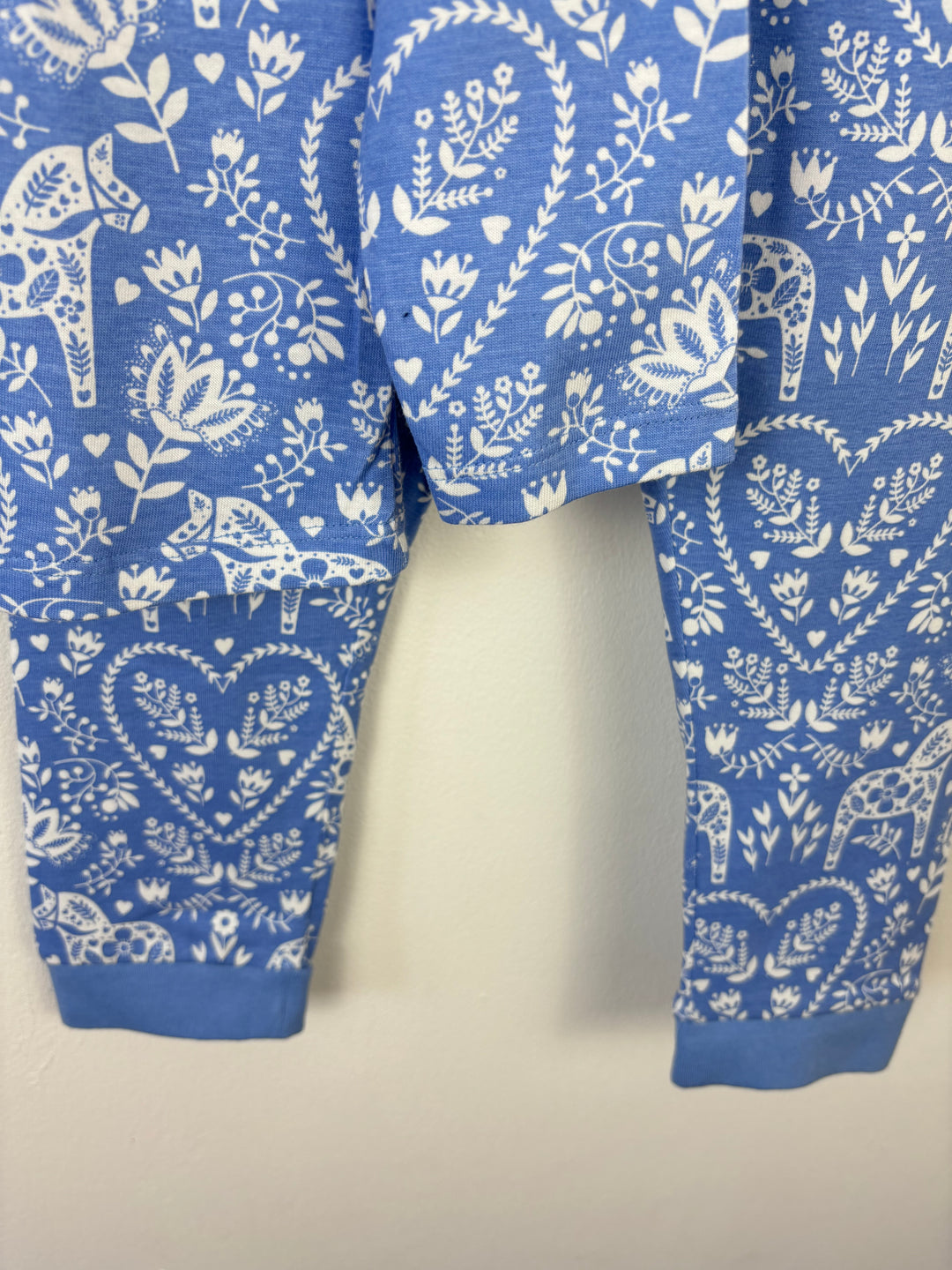 M&S Blue Floral Night Clothes-Night Wear-Second Snuggle Preloved