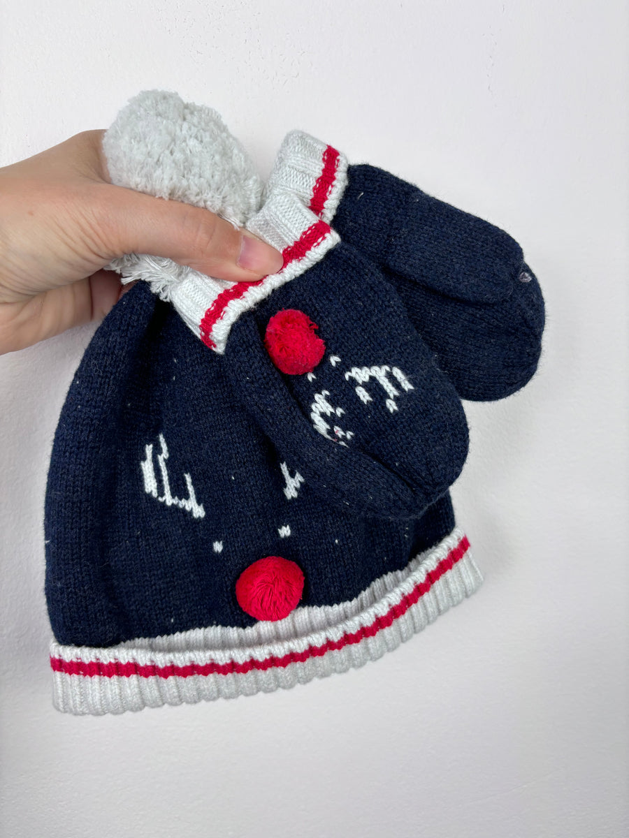 The Little White Company 1-3 Years-Hats-Second Snuggle Preloved