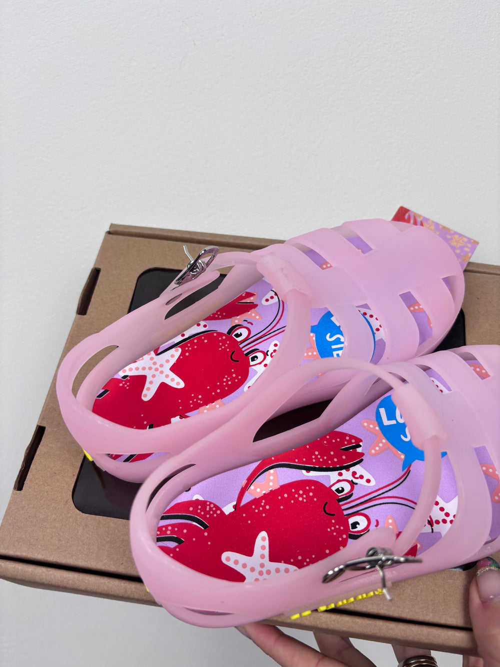 Go Bananas Pink Jelly Shoe EU 28 UK 10-Shoes-Second Snuggle Preloved