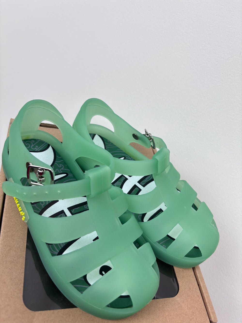 Go Bananas Green Jelly Shoe EU 29 UK 11-shoe-Second Snuggle Preloved