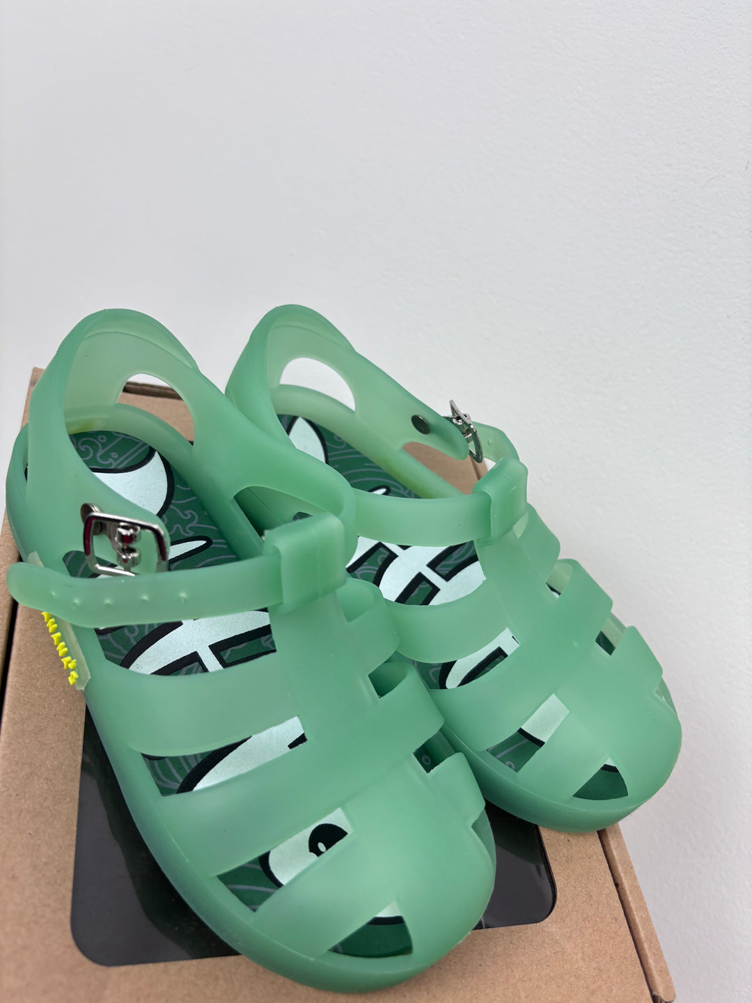 Go Bananas Green Jelly Shoe EU 28 UK 10-Shoes-Second Snuggle Preloved