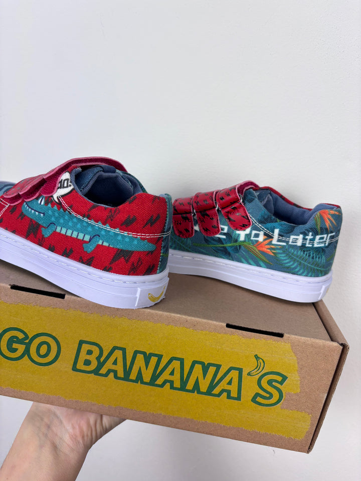 Go Bananas Alligator Shoes EU 31 UK 12.5-Shoes-Second Snuggle Preloved