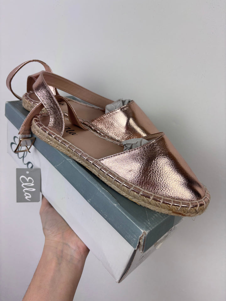 Ella Rose Gold Sandals EU 36 UK 3-Sandals-Second Snuggle Preloved