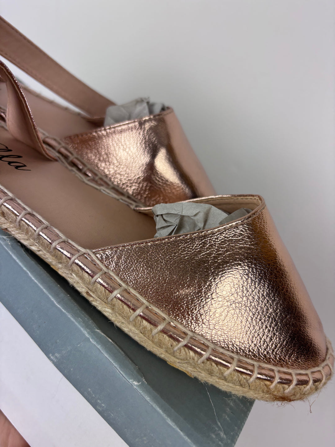 Ella Rose Gold Sandals EU 36 UK 3-Sandals-Second Snuggle Preloved