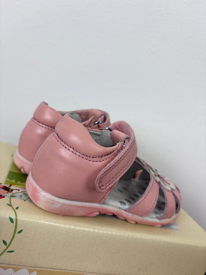 Start Rite Pink Taupe Leather Sandal UK 4.5 F-Sandals-Second Snuggle Preloved