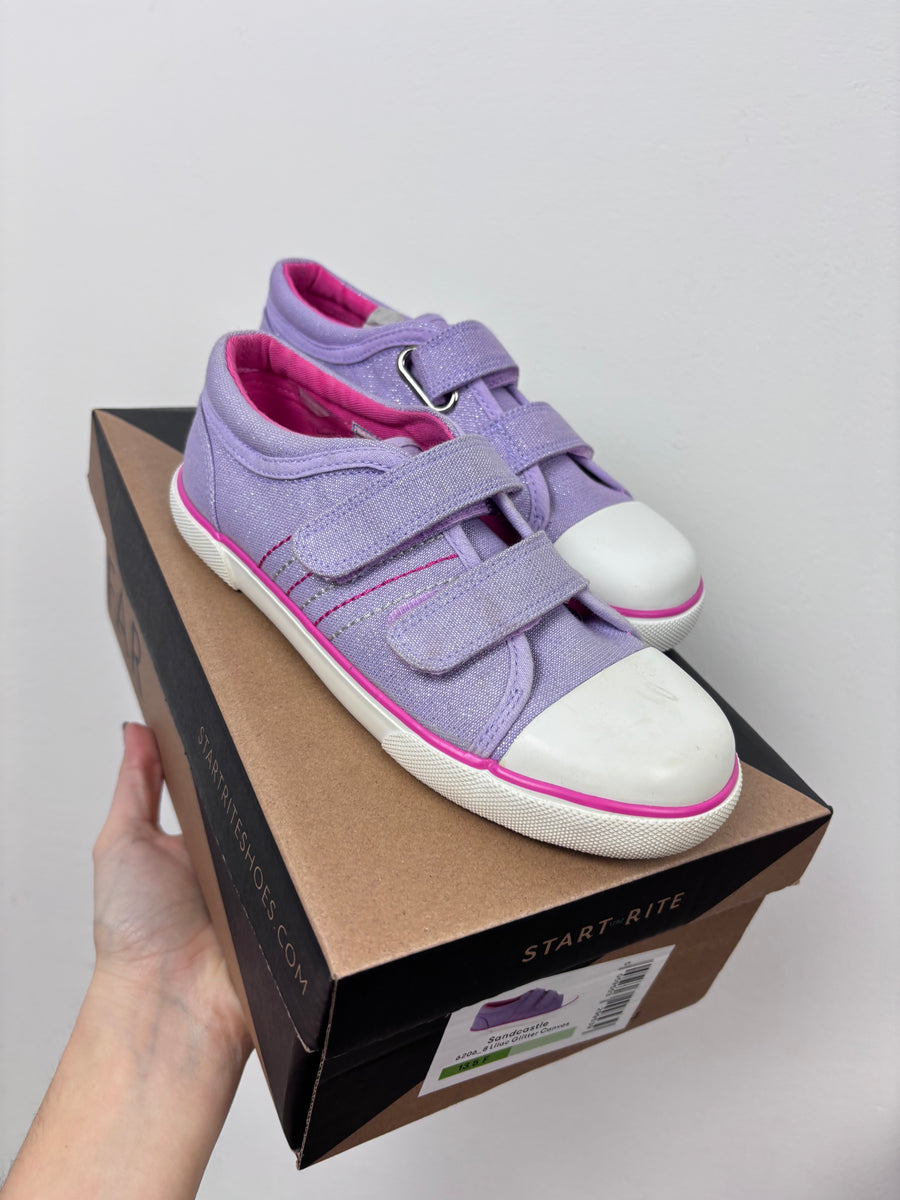 Start Rite Lilac Glitter Canvas-Shoes-Second Snuggle Preloved