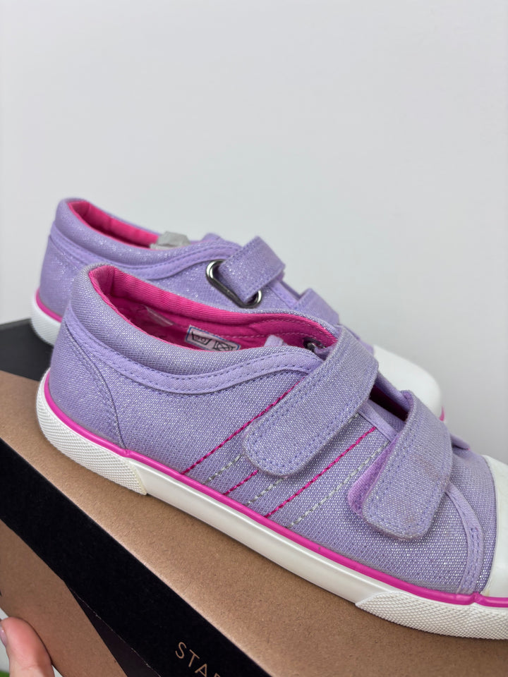 Start Rite Lilac Glitter Canvas-Shoes-Second Snuggle Preloved