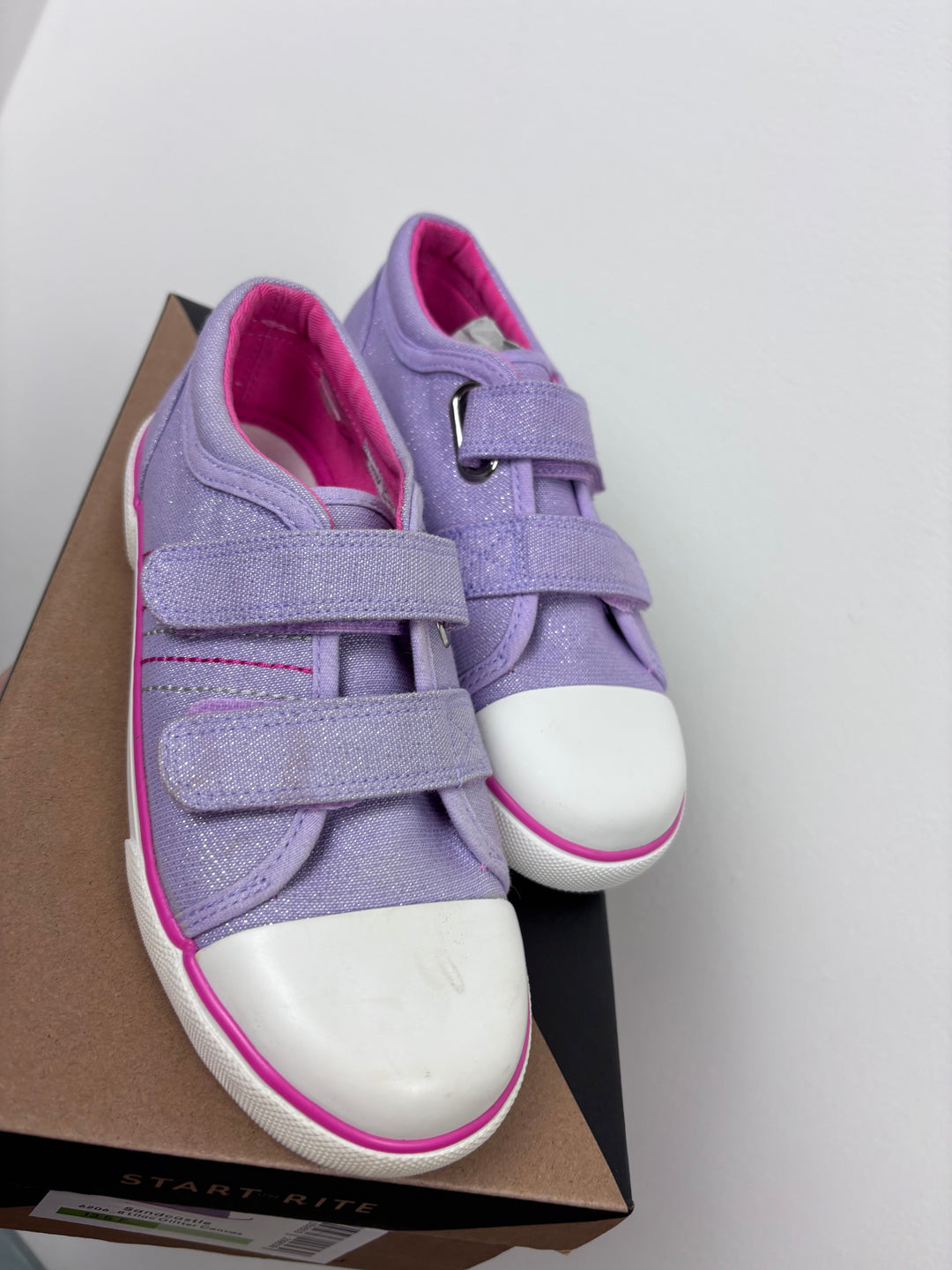 Start Rite Lilac Glitter Canvas-Shoes-Second Snuggle Preloved