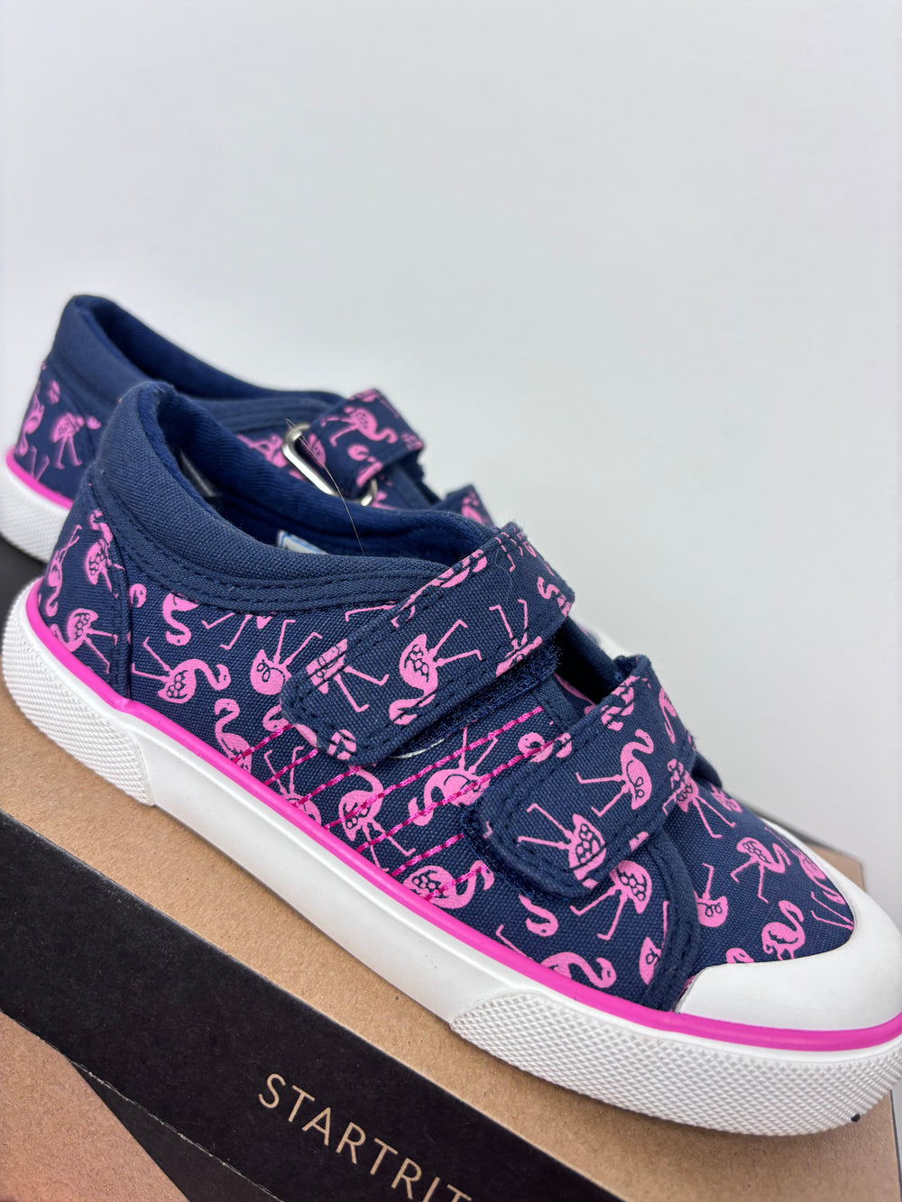 Start Rite Flamingo Canvas Shoes UK 9.5 F-Shoes-Second Snuggle Preloved