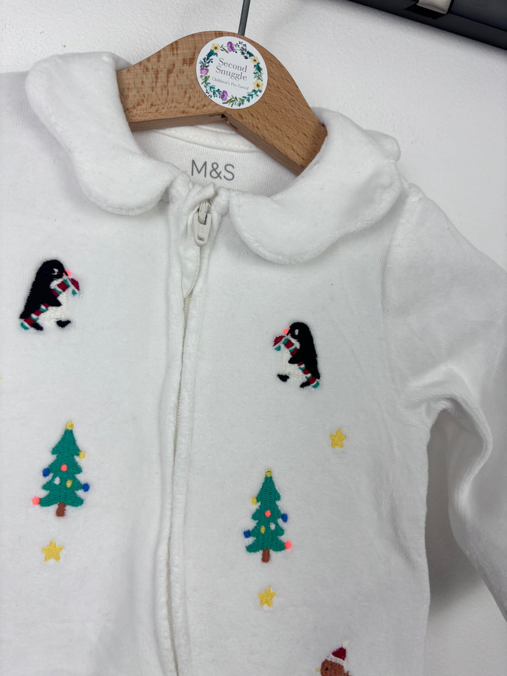 M&S 0-3 Months-Sleepsuits-Second Snuggle Preloved